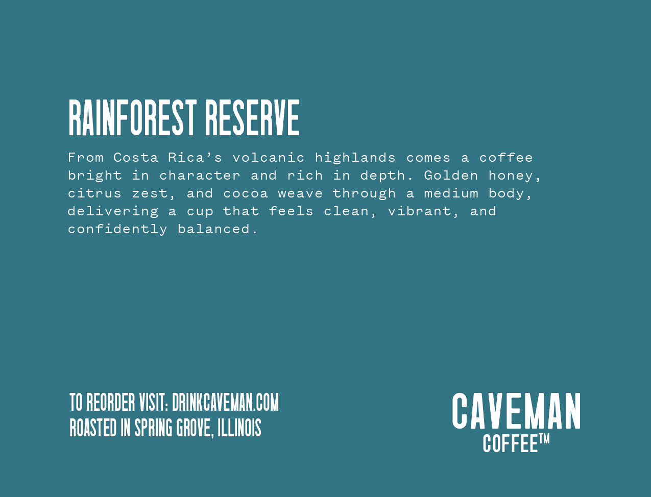 Rainforest Reserve Light Roast Coffee